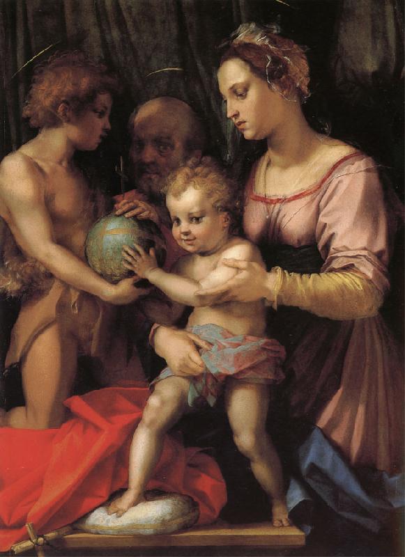 Andrea del Sarto Holy Family with St. John young oil painting picture